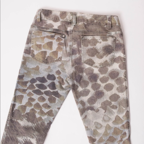 Alice and Olivia jeans size 2 animal print skinny - Picture 6 of 6